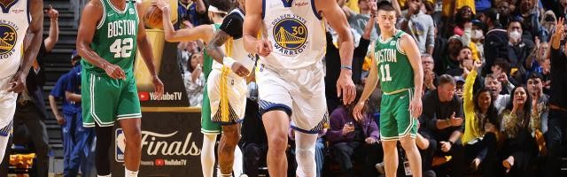 九游娱乐-8年来6度杀入总决赛 勇士从未如此依赖库里